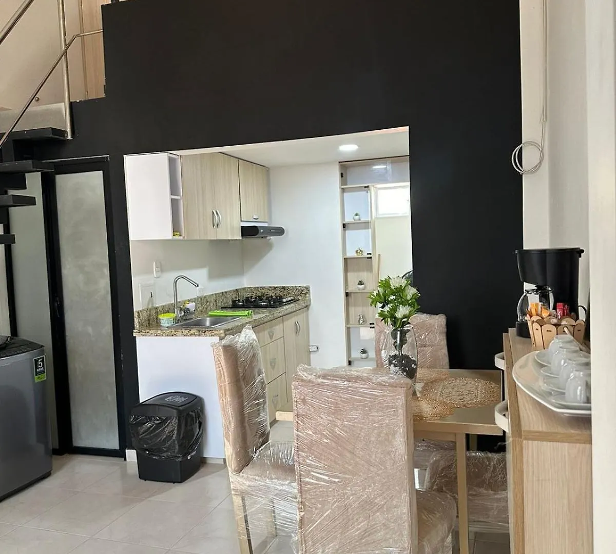 Apartaestudio Amoblado Tipo Loft En Barrio La Campina Cartagena Appartamento
